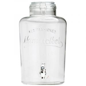 Distributeur &agrave; Boisson en Verre 8,7L avec Robinet - DRUNK