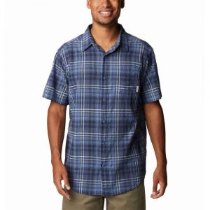 Columbia Chemise à Manches Courtes Under Exposure Yd S Dark Mountain Madras Gingham