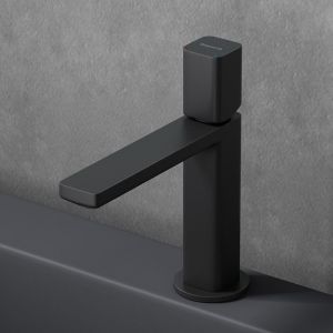 Sogood - Robinet mitigeur noir mat pour lavabo ou vasque de salle de bain 19,6 cm design minimaliste - Noir mat