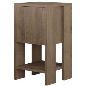 Table de chevet en agglom&eacute;r&eacute; Ema