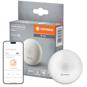 Ledvance Smart WiFi Water Detector - D&eacute;tecteur de fuites intelligent - App & Alarm - Lot de 4