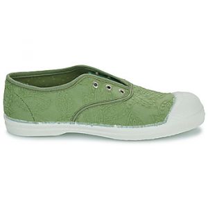 Bensimon Baskets basses enfant TENNIS ELLY BRODERIE ANGLAISE Vert - Taille 29,30,31,32,33,34,35