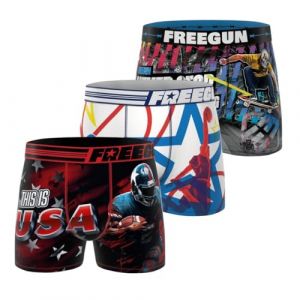 Freegun Boxers Lot de 3 boxers homme Summer Sport