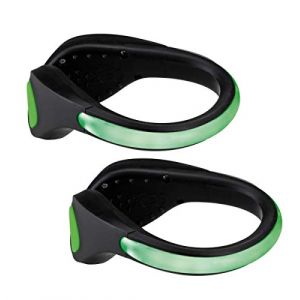 Paulmann 70972 LED Fonction 2 x 0,2 W avec Batterie (remplaçable) -Réflecteur Noir-Clip pour Chaussures-Lumière en Plastique