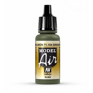 Vallejo Model Air Flacon de peinture acrylique 17 ml Green Rlm 62