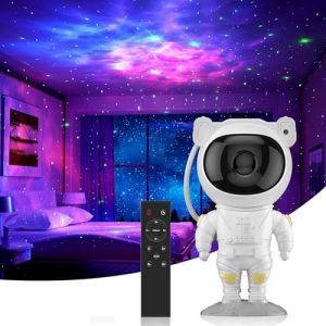 Projecteur Galaxy - Swiftvein Astronaut Star Projector - Avec télécommande - 8 combinaisons de couleurs