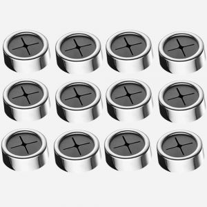 Pack de 12 Porte-Torchons Adhésifs Ronds pour Cuisine, Salle de Bain et Maison Shop-Story