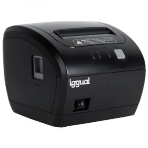 Iggual TP EASY 80 Imprimante de tickets thermique USB+RJ11 WiFi Noir