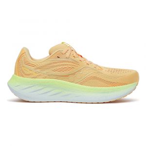 Saucony Ride 18 Chaussure De Running Sans Stabilisateurs Femmes - Abricot, Jaune, Pointure 37.5