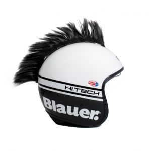 Chaft D&eacute;coration de casque cr&ecirc;te noir