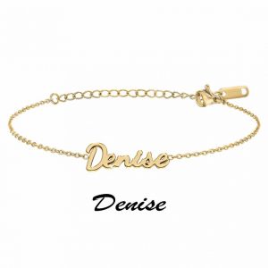 Bracelet Femme Ath&egrave;me - B2694-DORE-DENISE Acier Dor&eacute;