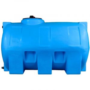 Elbi Spa - Cuve 300l Aérienne De Récupération D'eau - Réservoir Horizontal Bleu - Elbi Cho300
