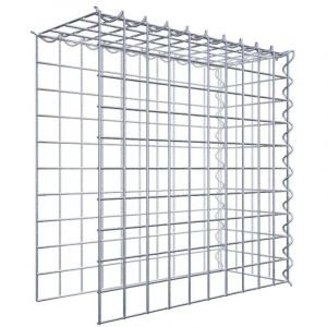 Gabion sur toile type 4 50 cm x 50 cm x 20 cm (L x H x P), maille 5 cm x 5 cm, spirale