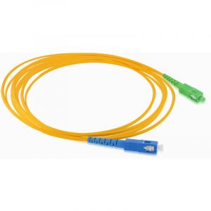 Metronic Câble fibre optique Free - monomode 5 m - vert et bleu