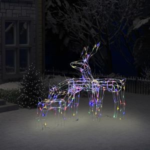 VidaXL Cordon lumineux de Noël 3 pcs Rennes 229 led - Multicolore