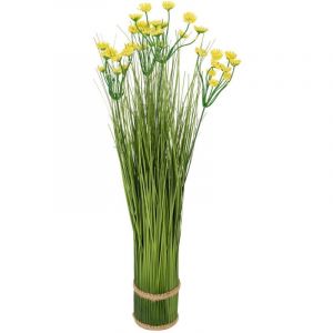 Atmosphera Fagot de fleurs artificielles Ludo H60cm cr&eacute;ateur d'int&eacute;rieur