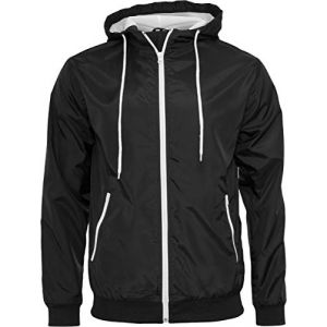 Image de Urban classics Veste coupe-vent Black/White - Build Your Brand BY016 - Taille 4XL