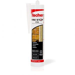 Fischer Mastic silicone FFRS 310 ml blanc pour joints coupe-feu / 1 cartouche