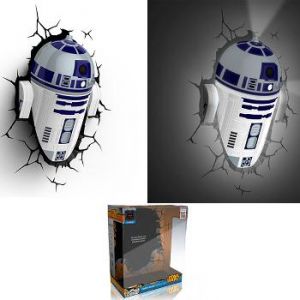 Applique 3D Deco Light R2-D2 Star Wars