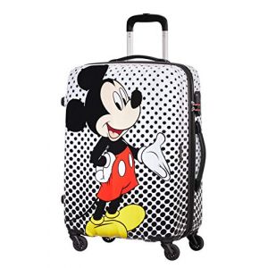 Image de American Tourister Disney Legends Spinner M Valise Enfant, 65 cm, 62.5 L, Multicolore (Mickey Mouse Polka Dot)