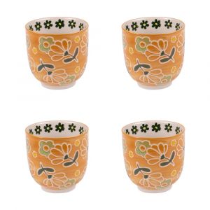 Table passion Coffret de 4 gobelets Peony 7 cm