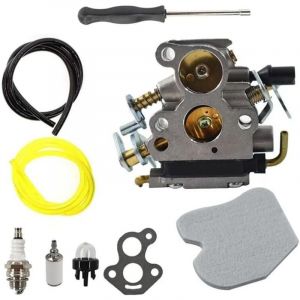 Carburateur avec tournevis, filtre &agrave; air, bougie d'allumage pour Husqvarna 135 140 435 435E 440 440E Jonsered CS2240 CS2240S CS410 Tron&ccedil;onneuse