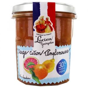 Image de Lucien georgelin Confiture Extra Allégée d'Orange, Citron et Pamplemousse - 320 g