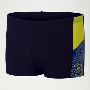 Speedo Boxer de bain Garçon Dive bleu marine/jaune