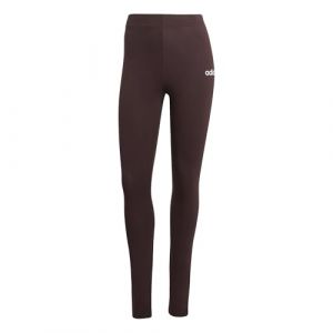 Adidas Femme ESSENTIALS LINEAR COTTON LEGGINGS, shadow brown/white, XL