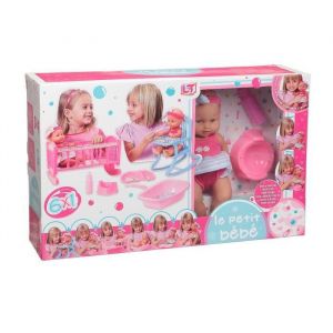 Image de Loko Toys Coffret poupon 29 cm + 6 accessoires