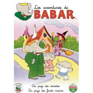 Coffret Les Aventures de Babar - Volume 34 : Au pays des sorcières + Au pays des fonds marins