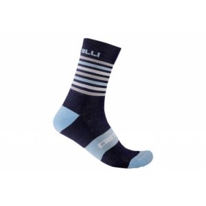 Castelli Paire de chaussettes gregge 15 bleu s m