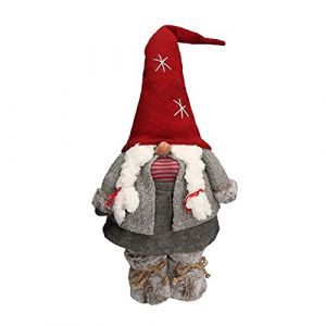 6139250000Vacette en Tissu GNOME Femelle Gris Rouge