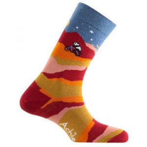 Achile Chaussettes Mi-chaussette jersey "Panda Star" Coton peign&eacute;