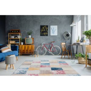 Arte Espina Paris Prix - Tapis Tissé Imprimé Rétro antigua Multicolore 120 X 170 Cm