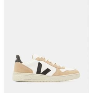 Veja Baskets basses V-10 cuir Beige - Couleur Beige - Taille 44