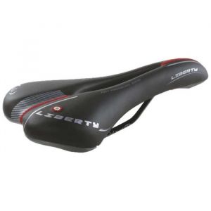 Monte Grappa MTB Liberty with Hole Selle Unisex Adulto, Nero, Taglia Unica