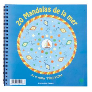 Ecodis Cahier de coloriage 20 mandalas de la mer