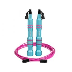 Corde à sauter de fitness picsil insigne fast rope 241 cyan