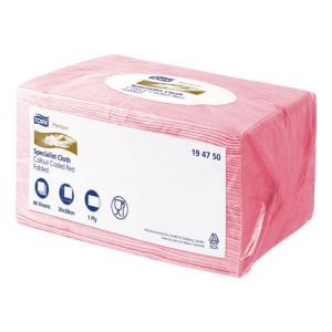 Paquet de 40 Tork lavettes ajourées non tissées synthétiques