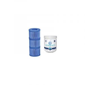NetSpa Pack spa : 3 cartouches antibactériennes + 20 pastilles oxygène actif pour une eau pure