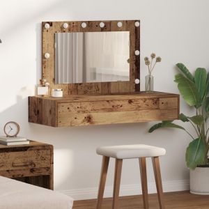 VidaXL Table de Toilette Marron 100 x 40 x 70 cm Bois d'ing&eacute;nierie