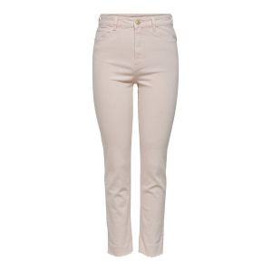 Only Onlemily Life Hw St Raw Crpank Col Noos Jeans, &Eacute;cru, 25/32 Femme