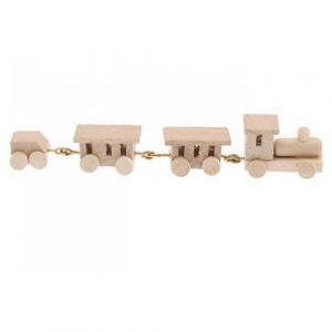 Rico Design Le Petit Train Miniature Des Lutins En Bois (9x1x1.5cm) Bois