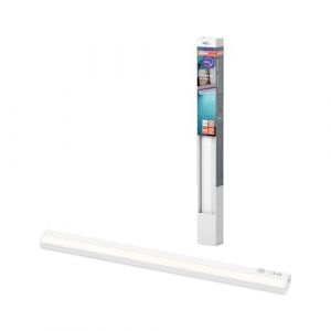 Osram LINEAR Mobile LED sous meuble avec détecteur 400mm blanc aluminium, piles, rechargeable USB, IP20, éclairage étagères