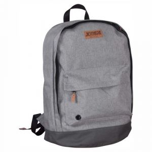 Jobe Sac à dos Backpack Gris En nylon 300D Bretelles rembourrées Compartiment pour ordinateur portable Poche zippée devant