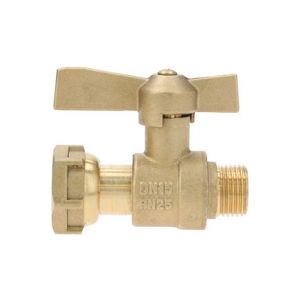 Garis Robinet droit pour compteurs d'eau Femelle 3/4 M&acirc;le 3/4 - B02-RC2020