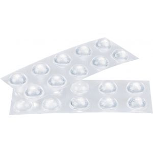 3M Pastille adhésive antidérapante translucide - Rond - Diamètre 13 mm - Vendu par 20