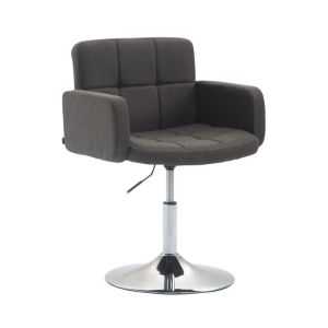 CLP Fauteuil lounge Los Angeles tissu gris fonc&eacute;