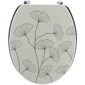 Tendance Abattant WC en Bois d&eacute;co Actuel avec Kit fixation en Acier Inoxydable